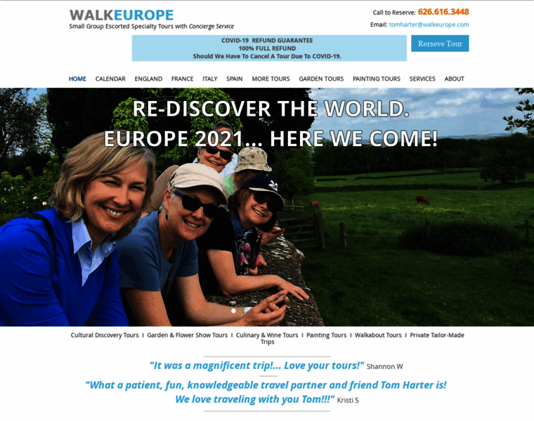Walkeurope.com thumbnail