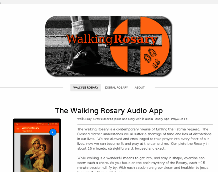Walkingrosary.com thumbnail