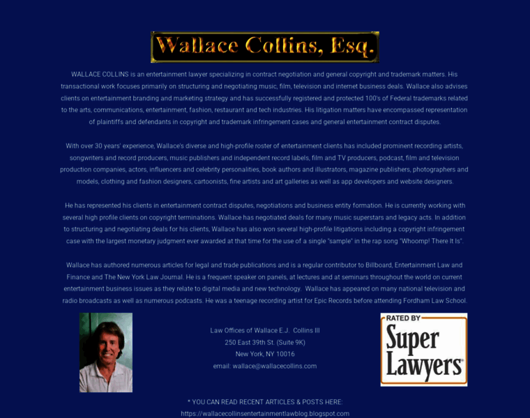 Wallacecollins.com thumbnail