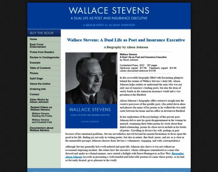 Wallacestevensbiography.com thumbnail