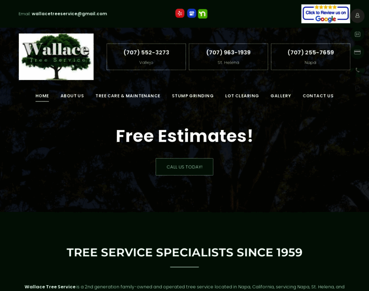 Wallacetreeservices.com thumbnail