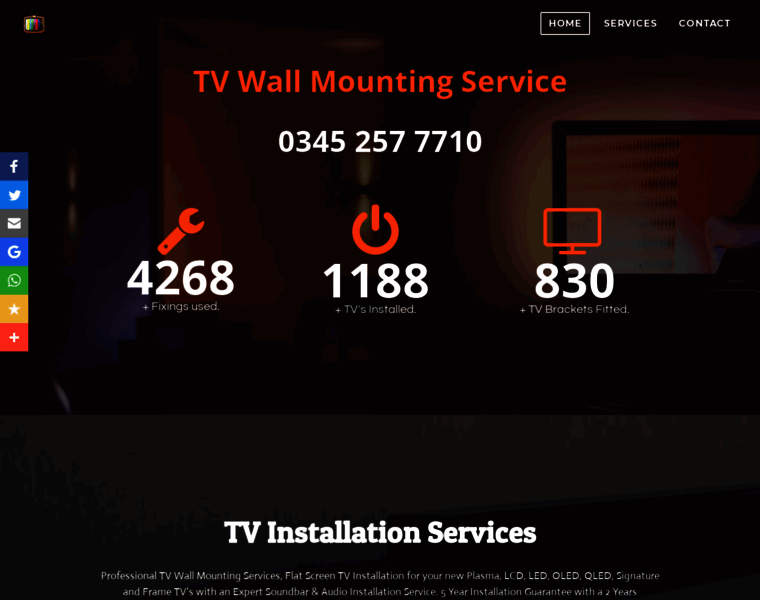 Wallmountingtvservice.co.uk thumbnail