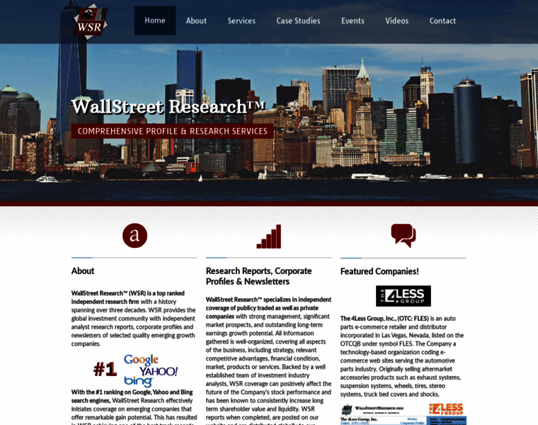 Wallstreetresearch.org thumbnail