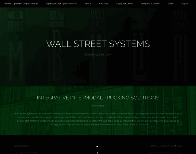Wallstreetsystemsinc.com thumbnail