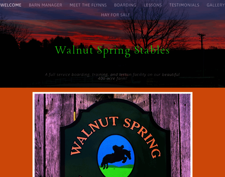 Walnutspringstables.com thumbnail