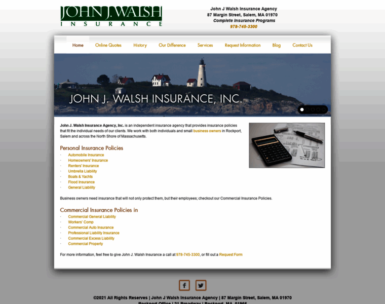 Walshinsurance.com thumbnail