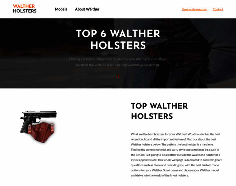 Walther-holsters.com thumbnail