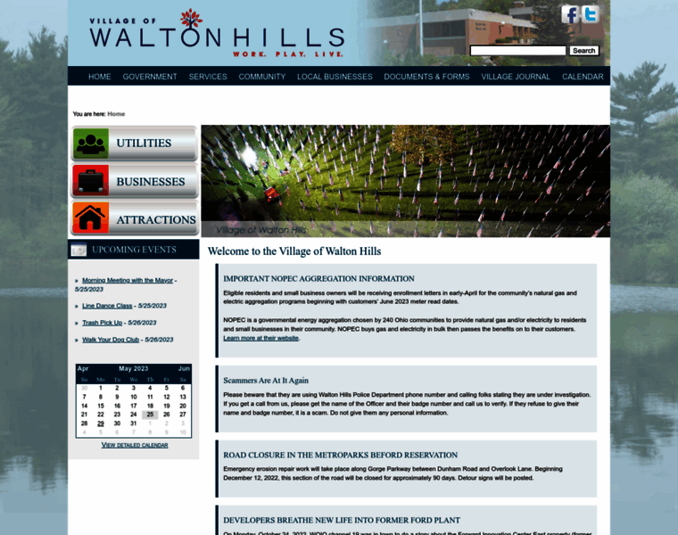 Waltonhillsohio.gov thumbnail
