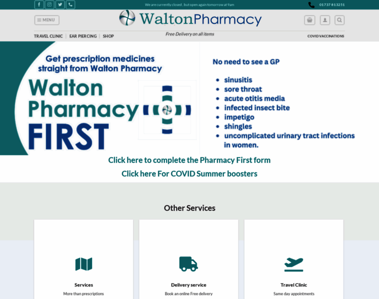Waltonpharmacy.co.uk thumbnail