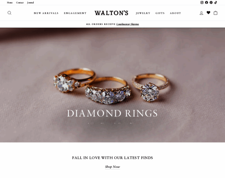 Waltonsjewelry.com thumbnail