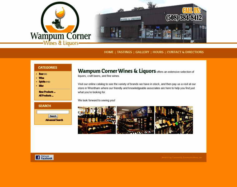 Wampumcornerliquors.com thumbnail