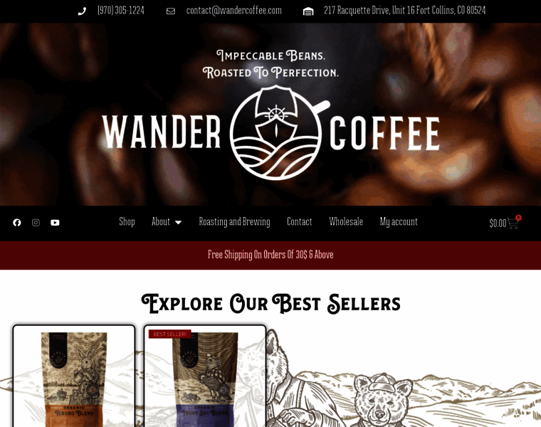 Wandercoffee.com thumbnail