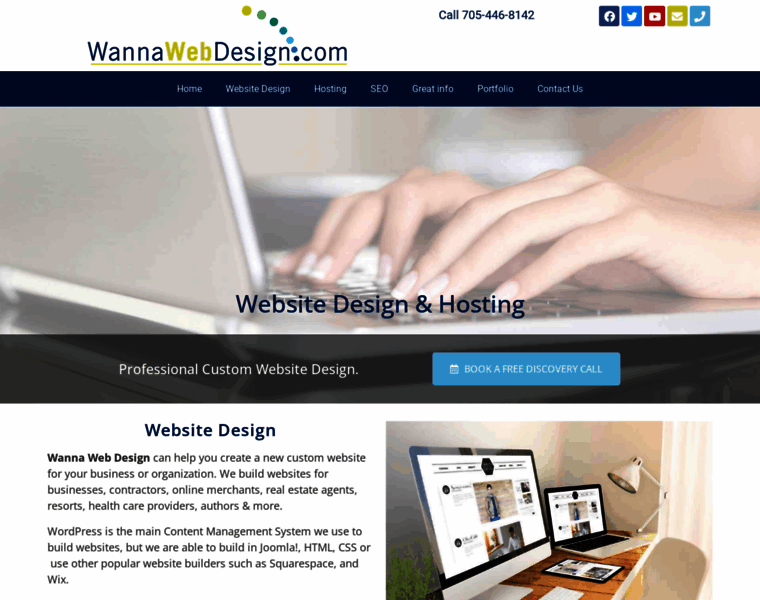Wannawebdesign.com thumbnail