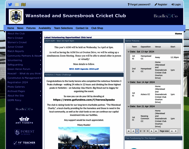 Wansteadcricketclub.co.uk thumbnail