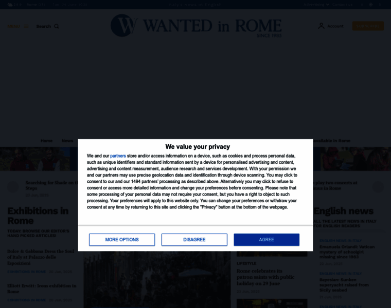 Wantedinrome.com thumbnail Wantedinrome.com thumbnail
