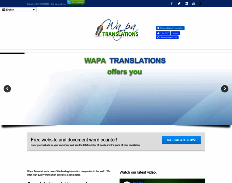 Wapatranslations.com thumbnail