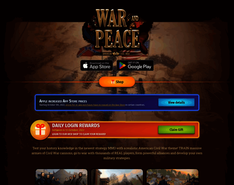 War-and-peace.com thumbnail