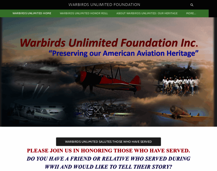 Warbirdsunlimited.com thumbnail