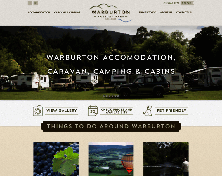 Warburtonholidaypark.com.au thumbnail