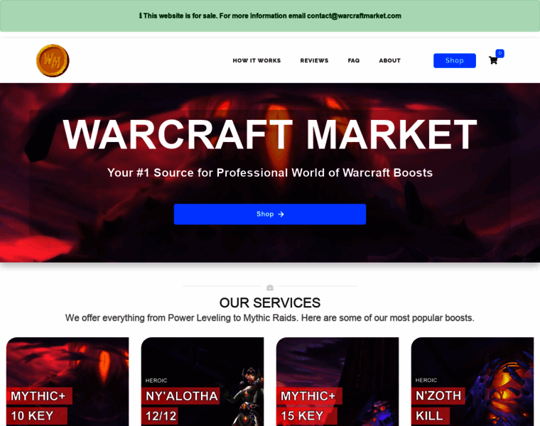 Warcraftmarket.com thumbnail