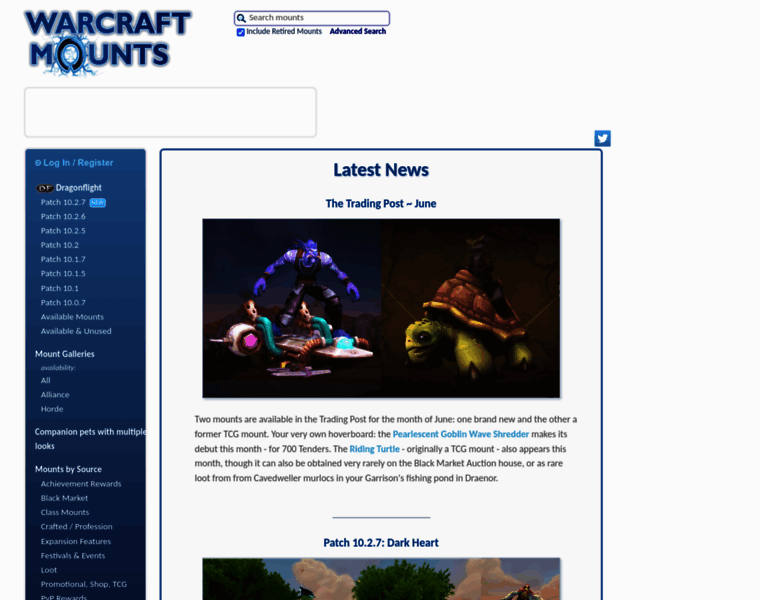 Warcraftmounts.com thumbnail