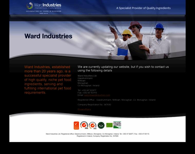 Wardindustries.com thumbnail