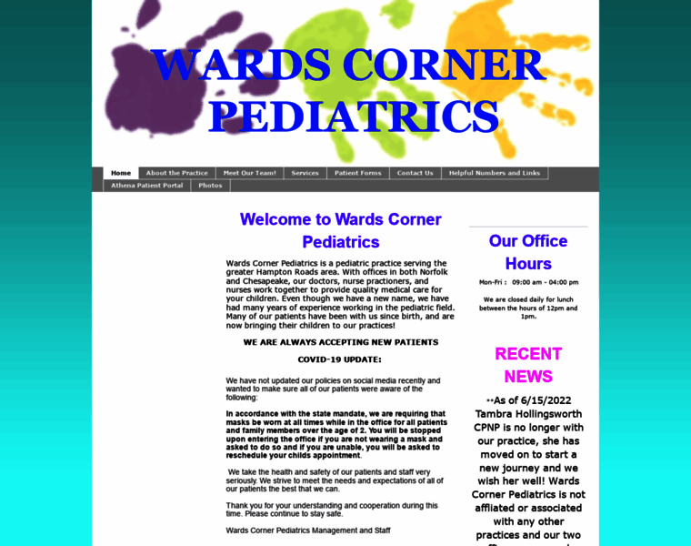 Wards-corner-pediatrics.com thumbnail