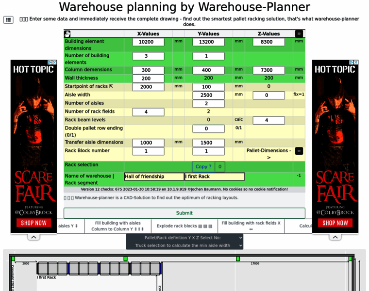 Warehouse-planner.com thumbnail