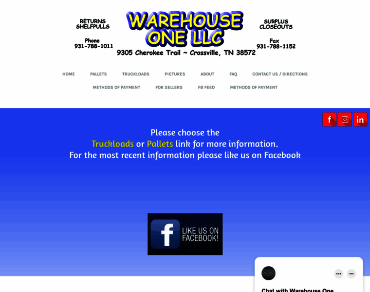 Warehouseone.net thumbnail