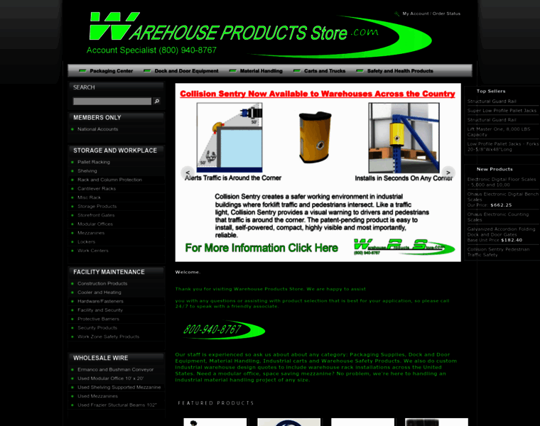 Warehouseproductsstore.com thumbnail