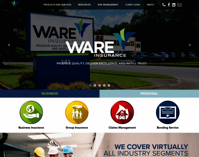 Wareinsurance.com thumbnail