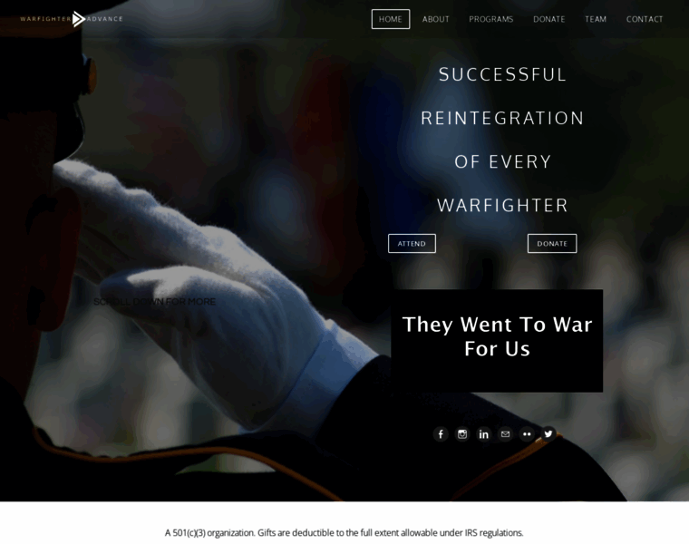 Warfighteradvance.org thumbnail