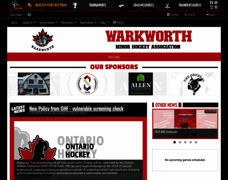 Warkworthminorhockey.com thumbnail Warkworthminorhockey.com thumbnail
