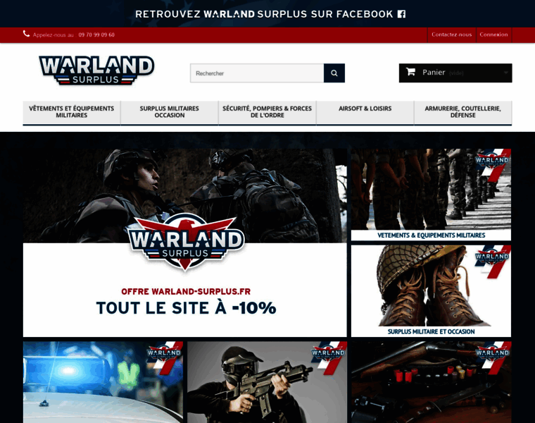 Warland-surplus.fr thumbnail