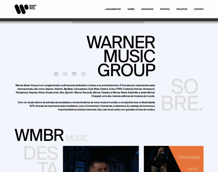 Warnermusic.com.br thumbnail