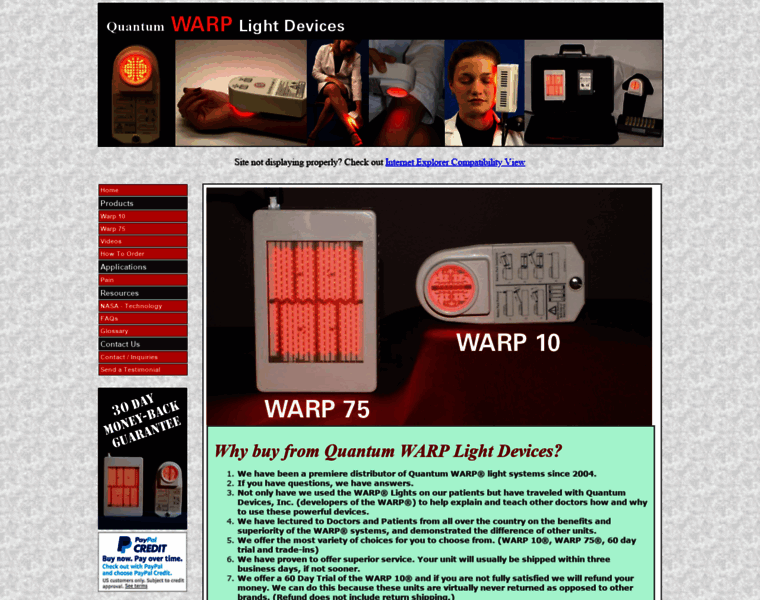 Warp-light.com thumbnail