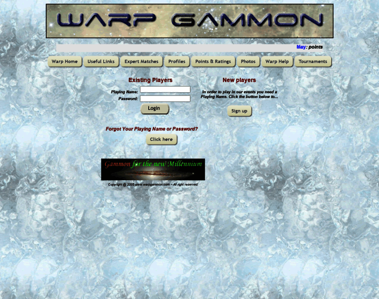 Warpgammon.com thumbnail