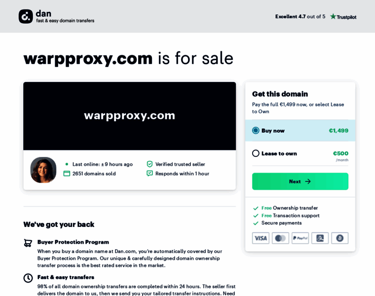 Warpproxy.com thumbnail Warpproxy.com thumbnail