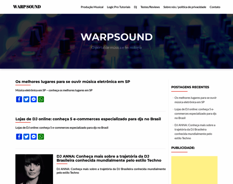 Warpsound.com.br thumbnail