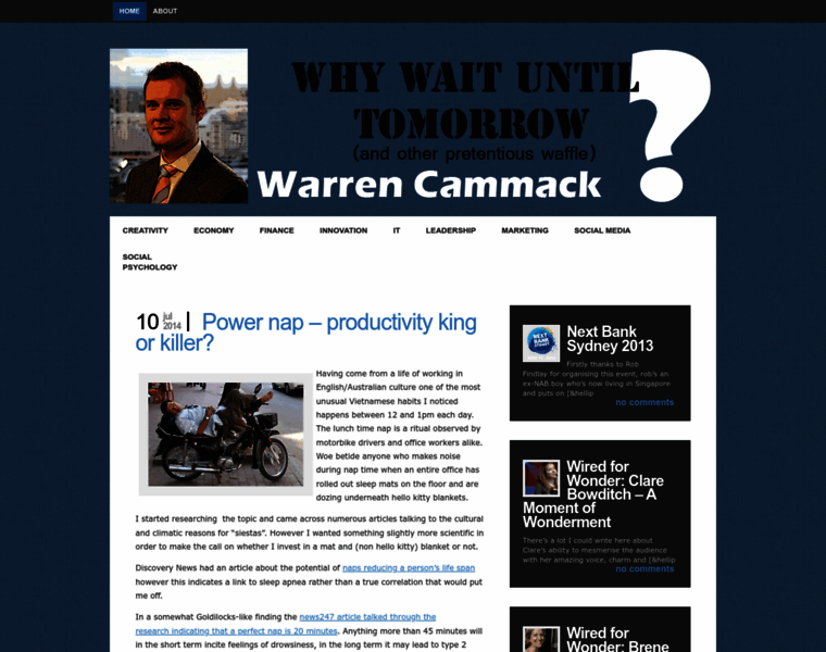 Warrencammack.co.uk thumbnail