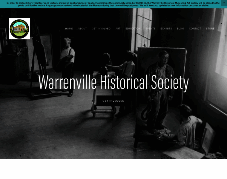 Warrenvillehistorical.org thumbnail