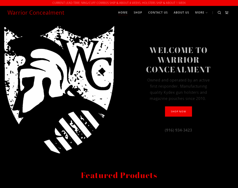 Warriorconcealment.com thumbnail