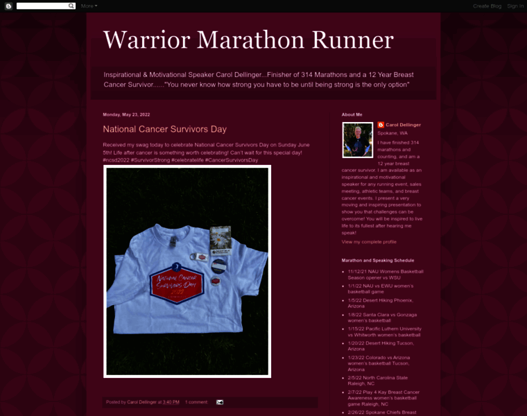 Warriormarathonrunner.com thumbnail