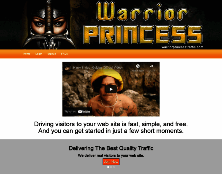 Warriorprincesstraffic.com thumbnail