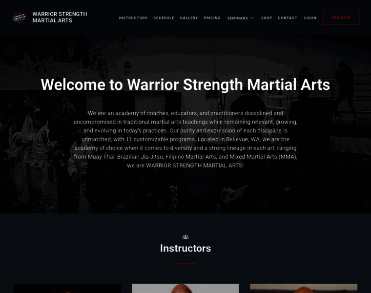 Warriorstrengthmartialarts.com thumbnail