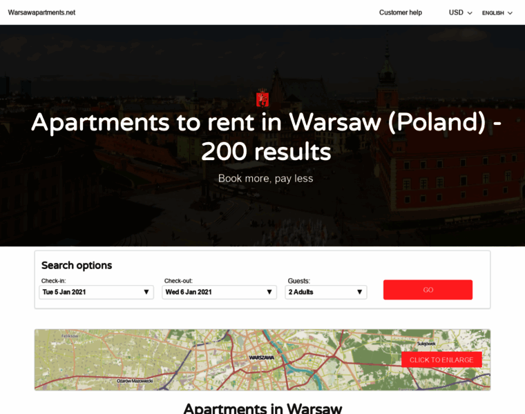 Warsawapartments.net thumbnail