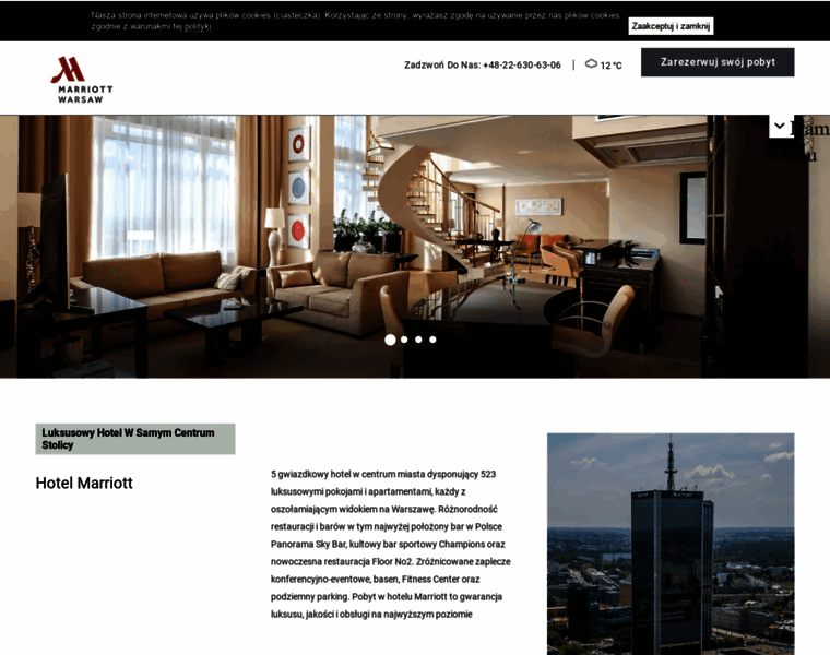 Warsawmarriott.pl thumbnail
