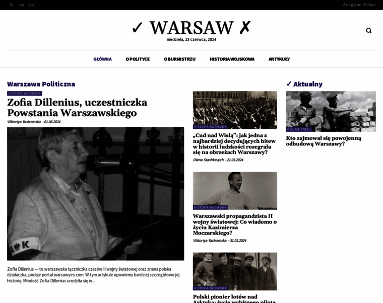 Warsawyes.com thumbnail