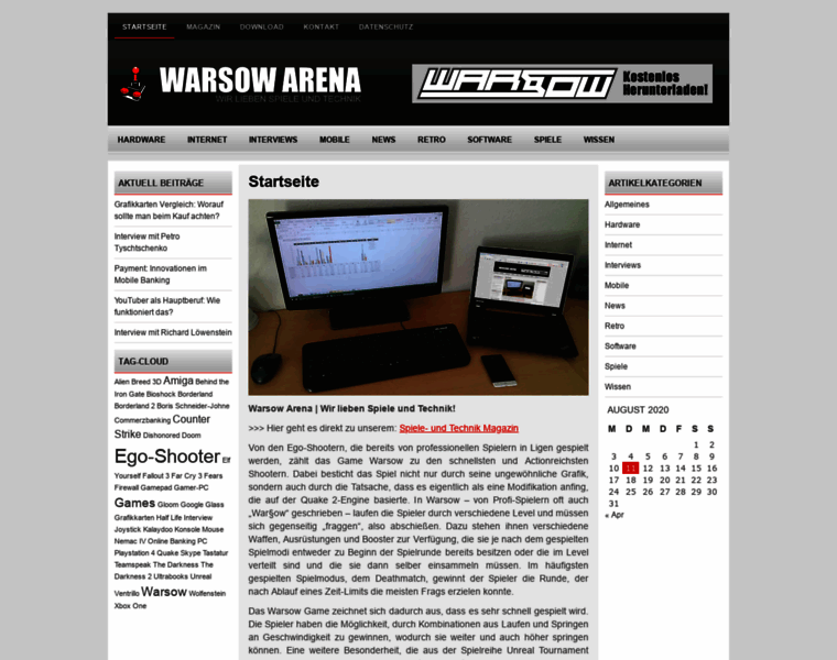 Warsow-arena.de thumbnail