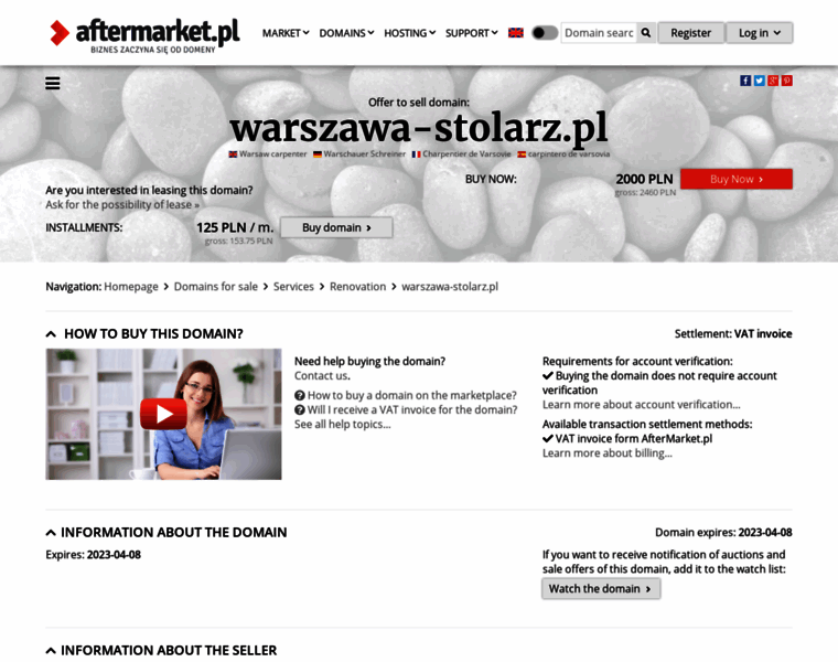 Warszawa-stolarz.pl thumbnail